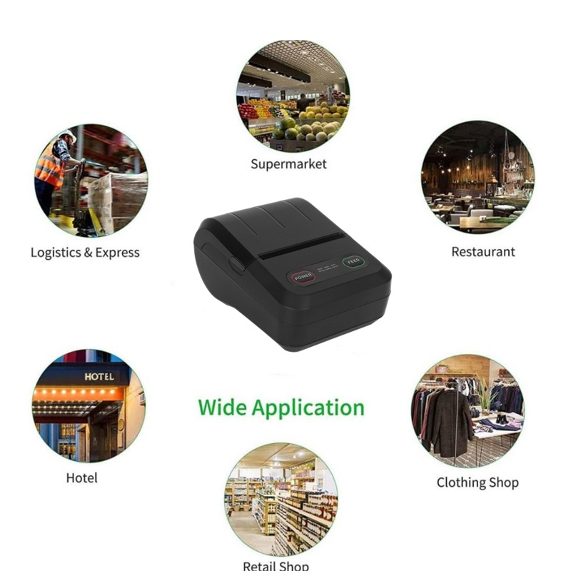 Wat zijn de toepassingsgebieden van 58 mm thermische printers?